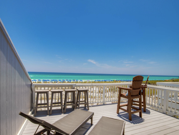 Oceanfront Townhome in Destins Gated Gulf Front South Bay Community